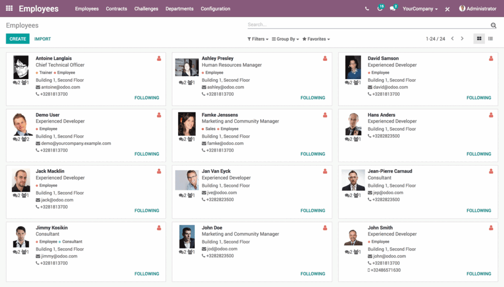 Odoo ERP Modules to know before Implementation odoo employees