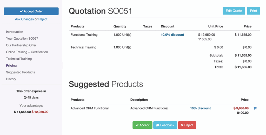 Odoo ERP Modules to know before Implementation sales management
