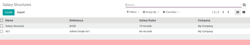 Indian HR Payroll Features in Odoo ERP Indian HRPayroll SalaryStructure img1