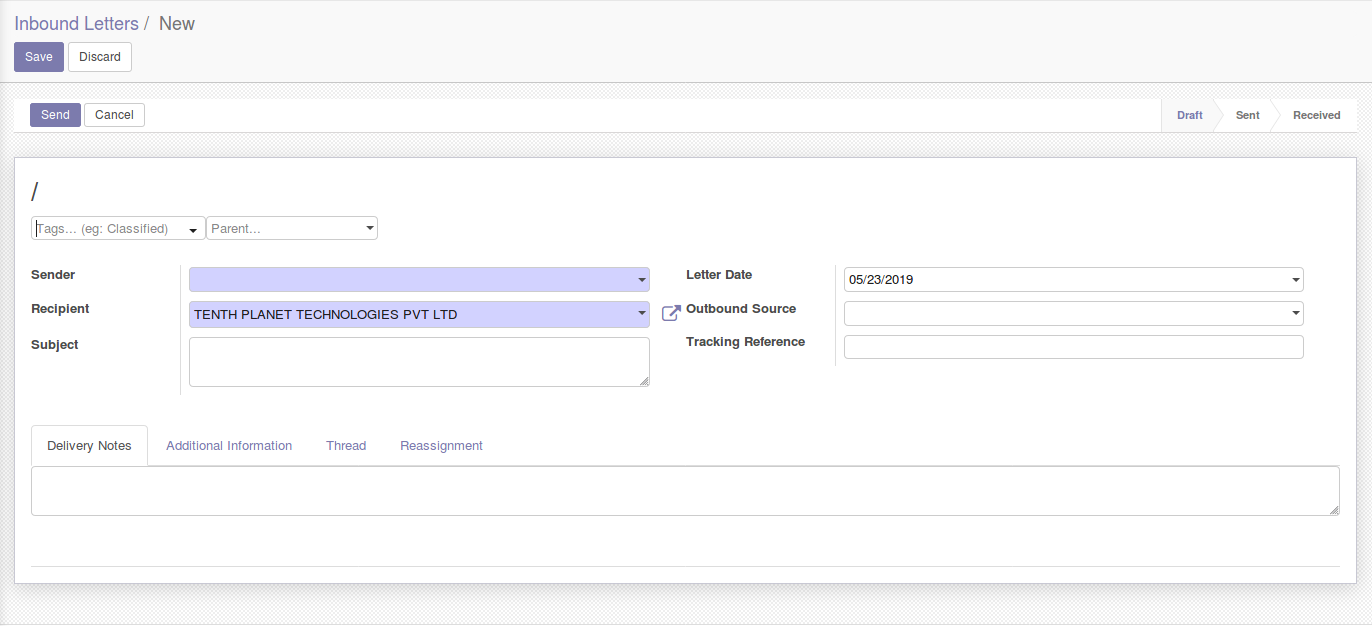 How to Streamline customer facing communications using Odoo Letter Management module Odoo LetterManagement img1 1