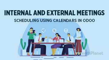 tenthplanet blog odoo Internal and external meetings scheduling using Calendars in Odo
