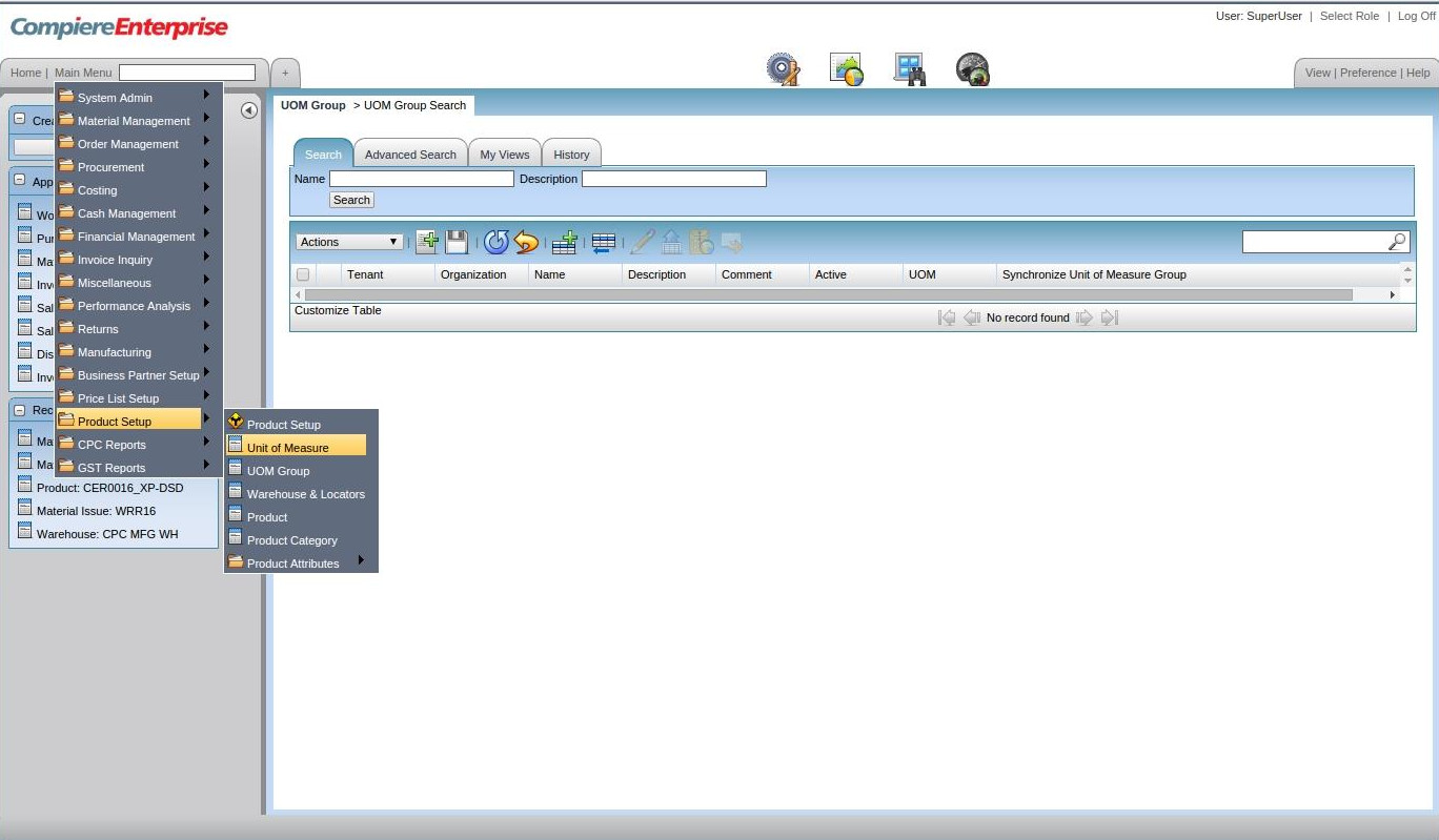 Compiere_ERP_Training_Unit of Measure