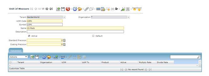Compiere_ERP_Training_Unit of Measure2