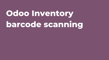 Odoo inventory barcode scanning