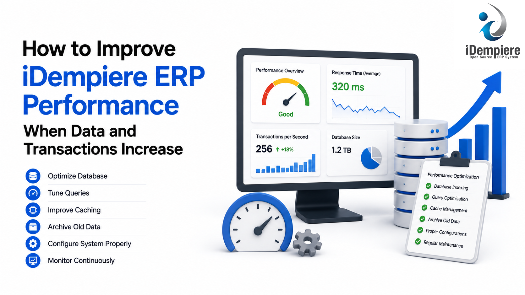 TenthPlanet iDempiere How to Improve iDempiere ERP Performance When Data and Transactions Increase