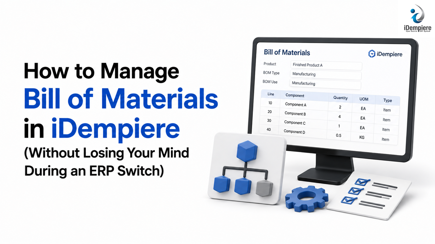 TenthPlanet-iDempiere-How to Manage Bill of Materials in iDempiere