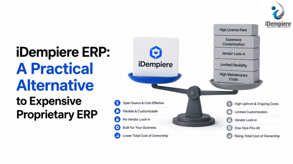 TenthPlanet-iDempiere iDempiere ERP: A Practical Alternative to Expensive Proprietary ERP
