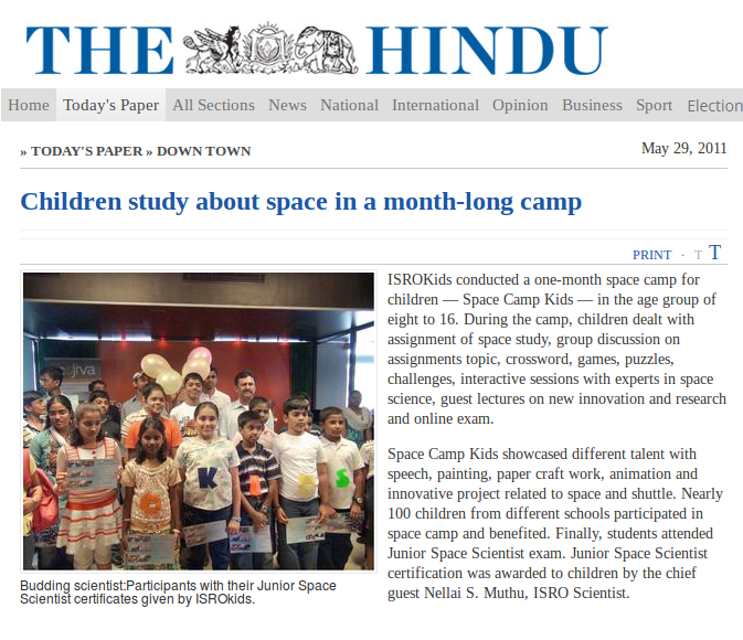 Children-study-about-space-in-a-month-long-camp