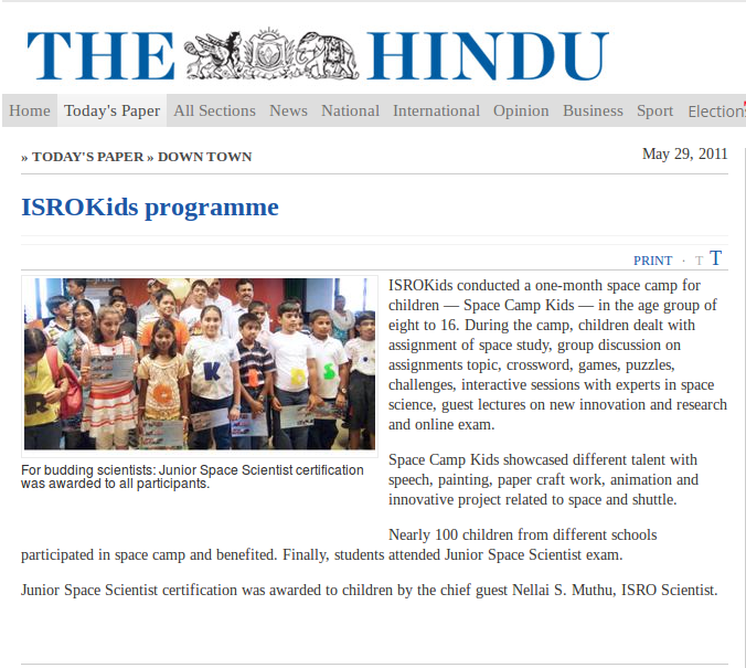 ISROKids-programme