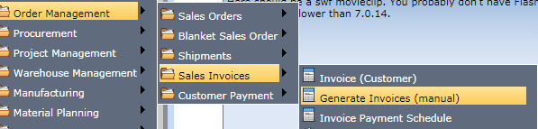 TenthPlanet_Compiere_Garden_World_Sales Invoice_Invoice Sales Order