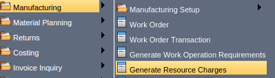 TenthPlanet_Compiere_Manufacturing_Generate_Resource_Charges