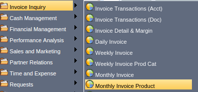 TenthPlanet_Compiere_garden_world_Procurement_Reports_Invoice_Enquiry_Monthly_Product