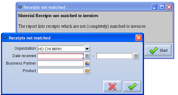 TenthPlanet_Compiere_Distribution_Procurement_Material_Receipts_Not_Matched