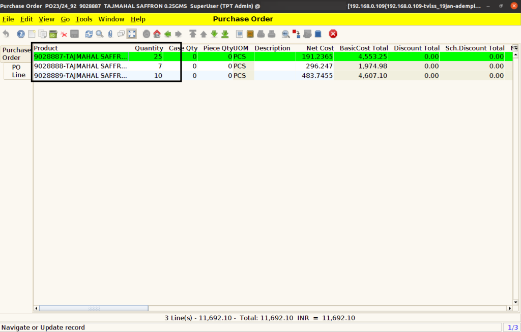 How to Create Purchase Order in ADempiere Retail TenthPlanet ADempiere Purchase PurchaseOrder 9