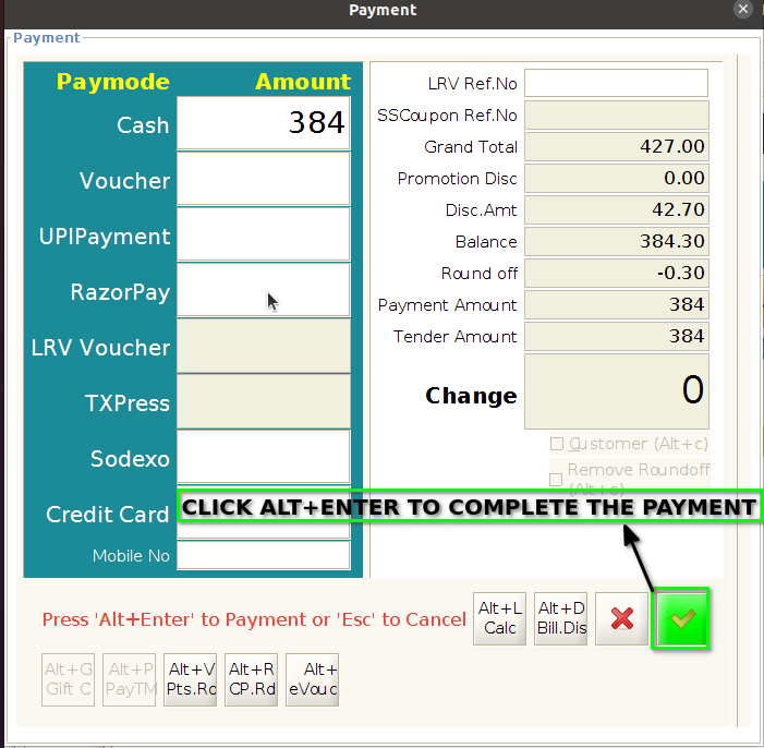 How to give Discount to a POS Bill in ADempiere Retail TenthPlanet-ADempiere-Masters-DiscountPOSBill-11