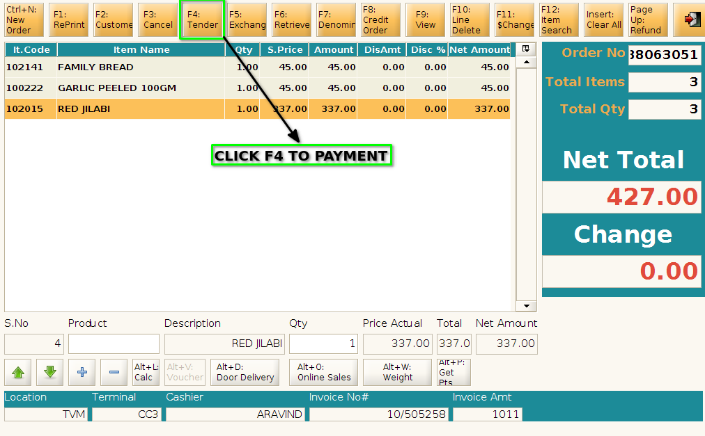 How to give Discount to a POS Bill in ADempiere Retail TenthPlanet-ADempiere-Masters-DiscountPOSBill-6