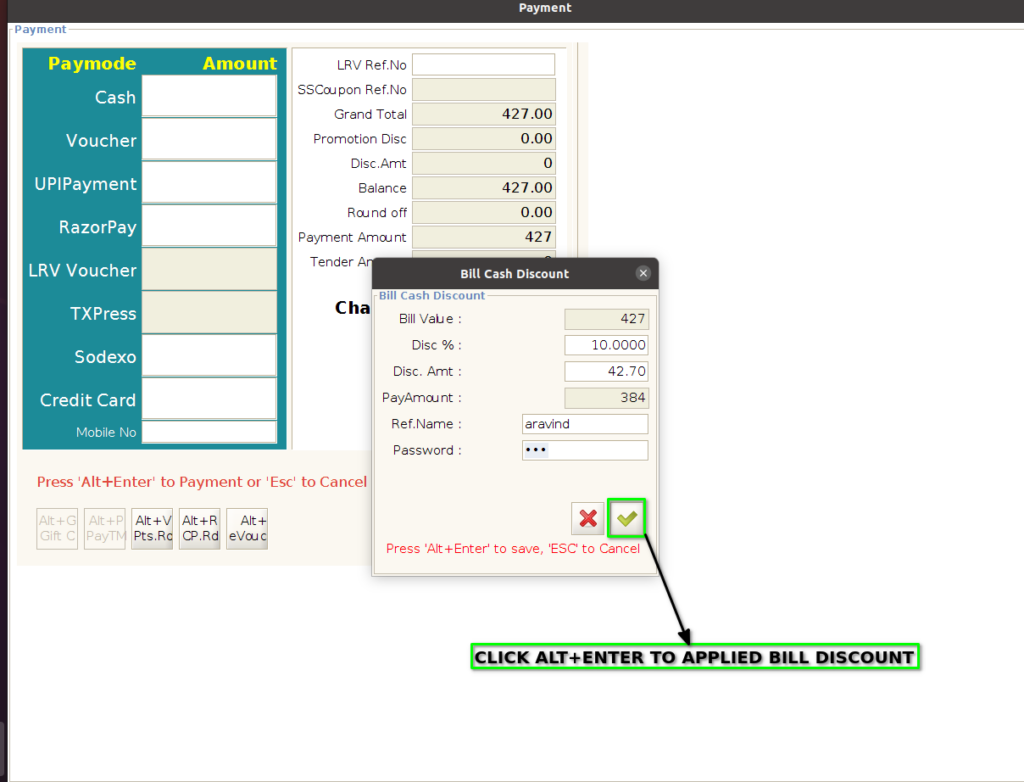 How to give Discount to a POS Bill in ADempiere Retail TenthPlanet-ADempiere-Masters-DiscountPOSBill-9