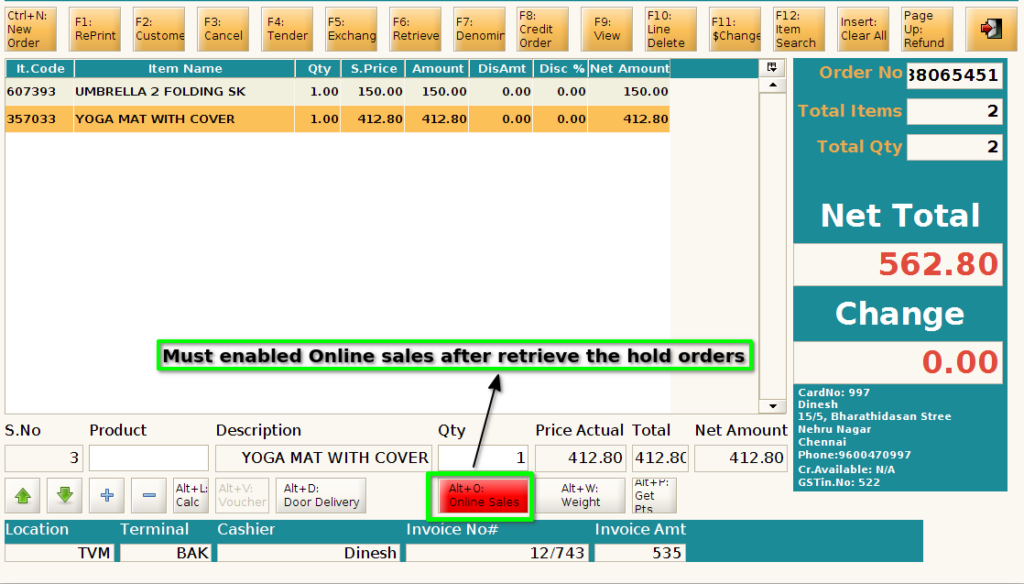 How to capture Online Orders in ADempiere Retail? TenthPlanet ADempiere POS CaptureOnlineOrders 4