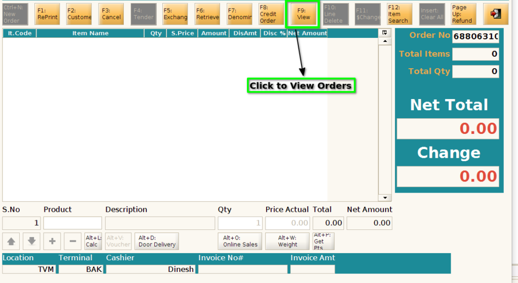 How to view current day’s Orders in ADempiere Retail? TenthPlanet ADempiere POS ViewCurrentOrders 1