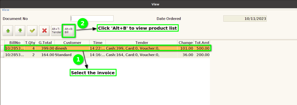 How to view current day’s Orders in ADempiere Retail? TenthPlanet ADempiere POS ViewCurrentOrders 7