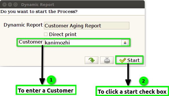 How to view Customer Aging Report in Adempiere Retail TenthPlanet ADempiere Customer Aging Report-1