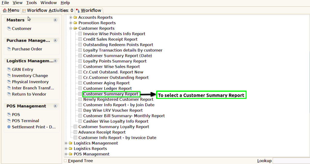 Tenthplanet-ADempiere-Customer Summary Report 