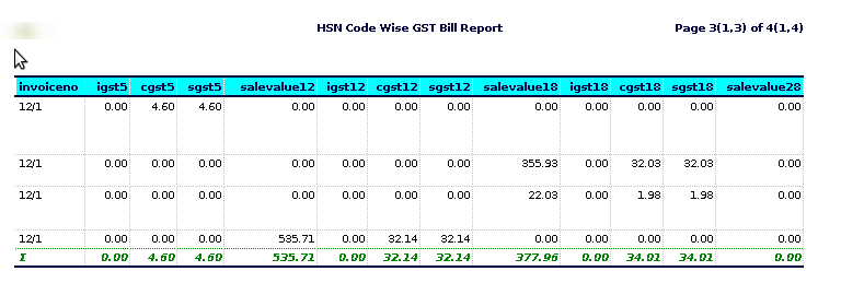 How to view HSN Code Wise GST Bill Report in Adempiere Retail Tenthplanet-ADempiere-HSN Code Wise GST Bill Report-4