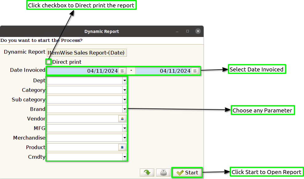 How to view Item Wise Sales Report Date-Wise in Adempiere Retail TenthPlanet-ADempiere-Item-Wise-Sales-Report-Date-1