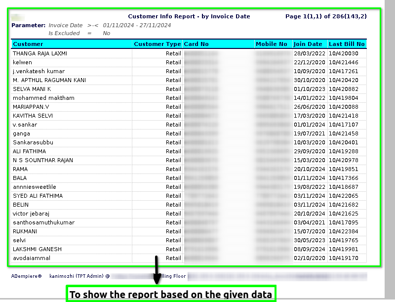 TenthPlanet-ADempiere-POS-CustomerInfoReportByInvoiceDate-3