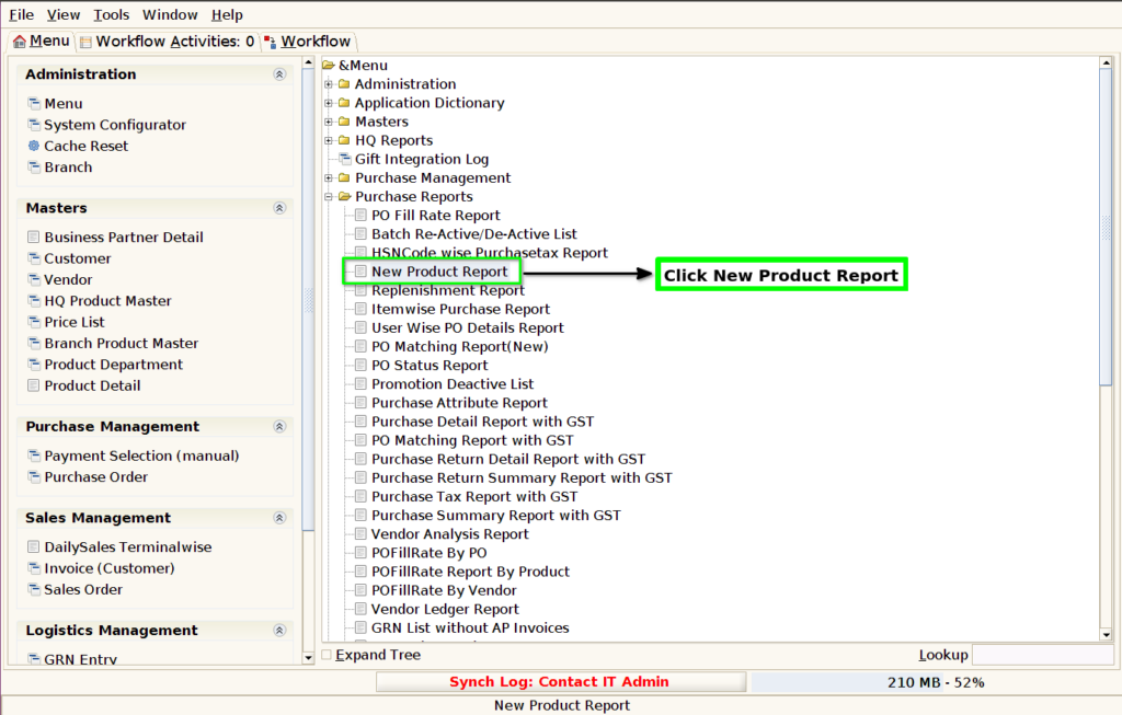 How to view New Product Report in Adempiere Retail TenthPlanet-ADempiere-POS-NewProductReport-2