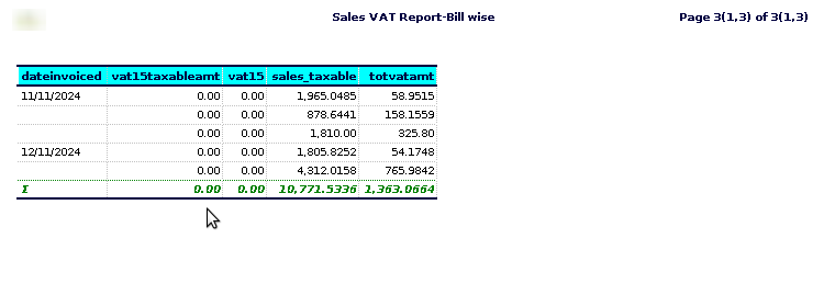 How to view Sales VAT Report Bill-Wise in Adempiere Retail TenthPlanet-ADempiere-POS-SalesVATReportBillWise-5