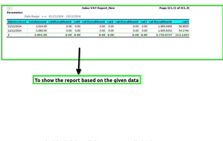 How to view Sales VAT Report in Adempiere Retail TenthPlanet-ADempiere-POS-SalesVATReport(New)-3