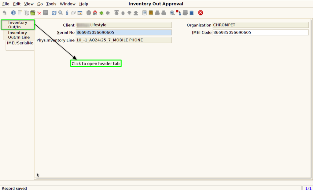 How to Create Inventory Out Approval document in ADempiere Retail TenthPlanet ADempiere PhysicalInventoryOut 9