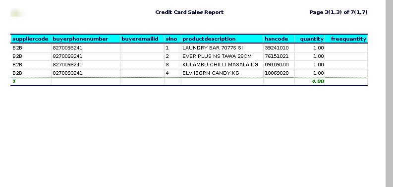 How to view Credit Card Sales Report in Adempiere Retail TenthPlanet-ADempiere-Report-Credit Card Sales-4