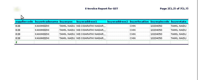 TenthPlanet-ADempiere-Report-E-invoice Report for GST-3