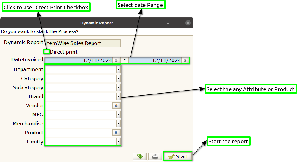 TenthPlanet-ADempiere-Report-Item-wise Sales Report-1