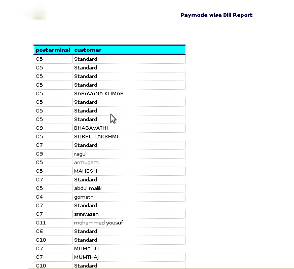 How to view Pay Mode Wise Bill Report in Adempiere Retail TenthPlanet-ADempiere-Report-Pay mode Wise Bill Report-3