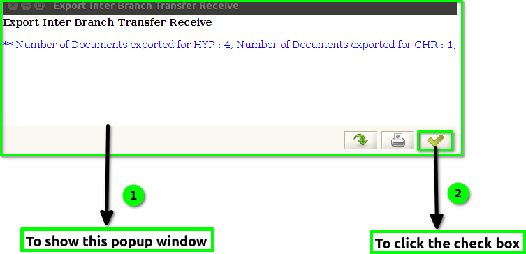How to export Inter Branch Transfer Receive document as CSV file for reference no synch to Source Branch in Adempiere Retail TenthPlanet ADempiere exportInterBranchTransfer 3