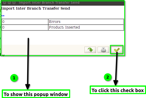 How to import Inter Branch Transfer Send document in ADempiere Retail TenthPlanet ADempiere importInterBranchTransfer 3