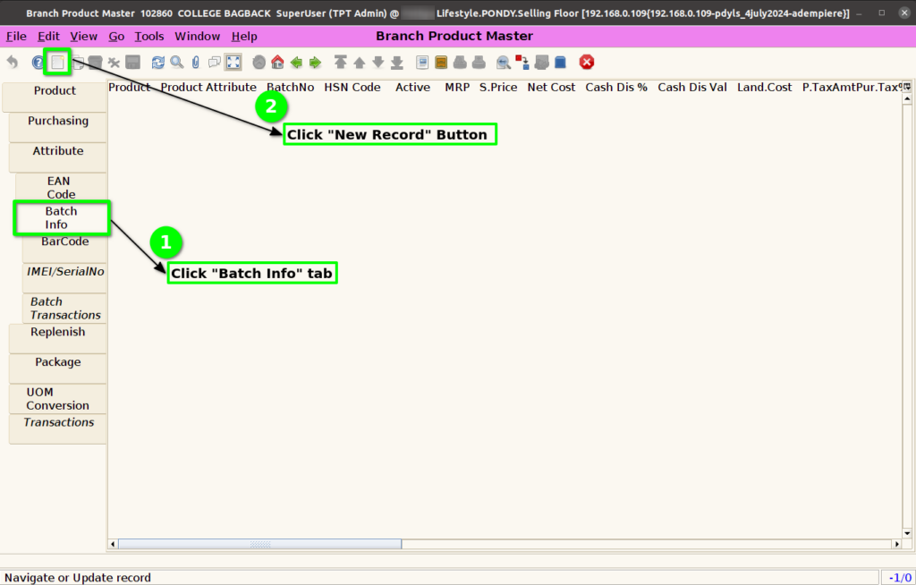 How to create a Product in ADempiere Retail TenthPlanet iDempiere BranchProductMaster 14