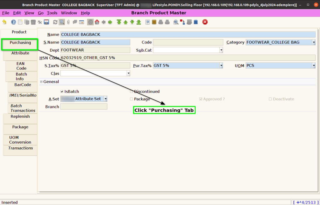 How to create a Product in ADempiere Retail TenthPlanet iDempiere BranchProductMaster 5