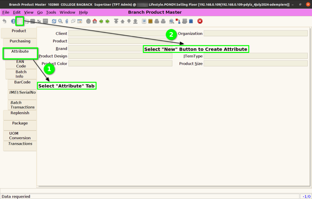 How to create a Product in ADempiere Retail TenthPlanet iDempiere BranchProductMaster 8