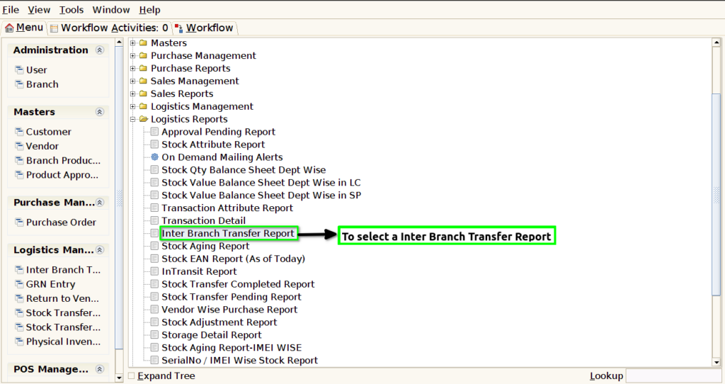Tenthplanet ADempiere Report-  Inter Branch Transfer Report