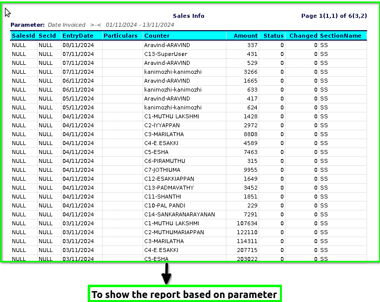 Tenthplanet ADempiere Report- Sales Info Report-2