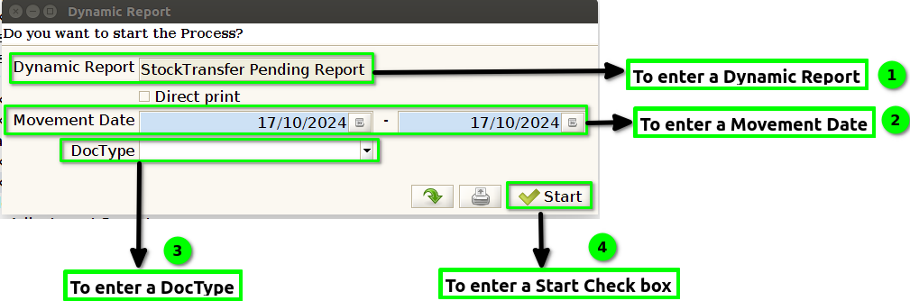 How to view Stock Transfer Pending Report in Adempiere Retail Tenthplanet ADempiere Report-Stock Transfer Pending Report-1