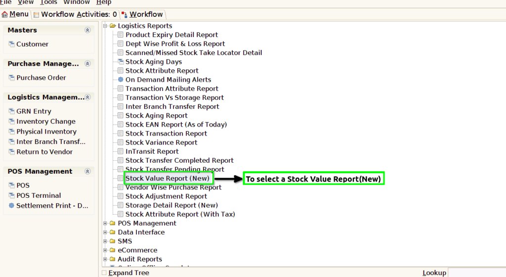 Tenthplanet ADempiere Report-Stock Value Report