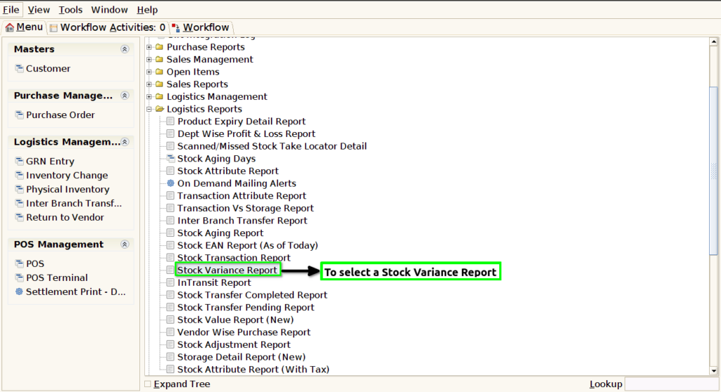 Tenthplanet ADempiere Report Stock Variance Report
