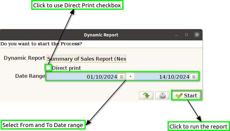 How to view Summary of Sales Report in Adempiere Retail Tenthplanet-ADempiere-Report-Summary of sales report(new)-1