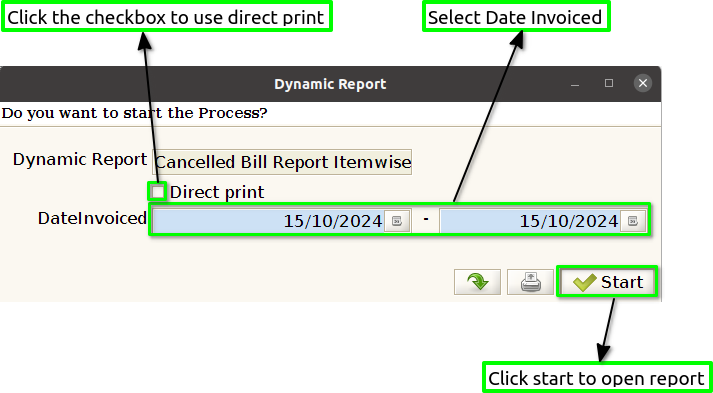 Tenthplanet Adempiere Report-Cancelled Bill Report Item-wise-1