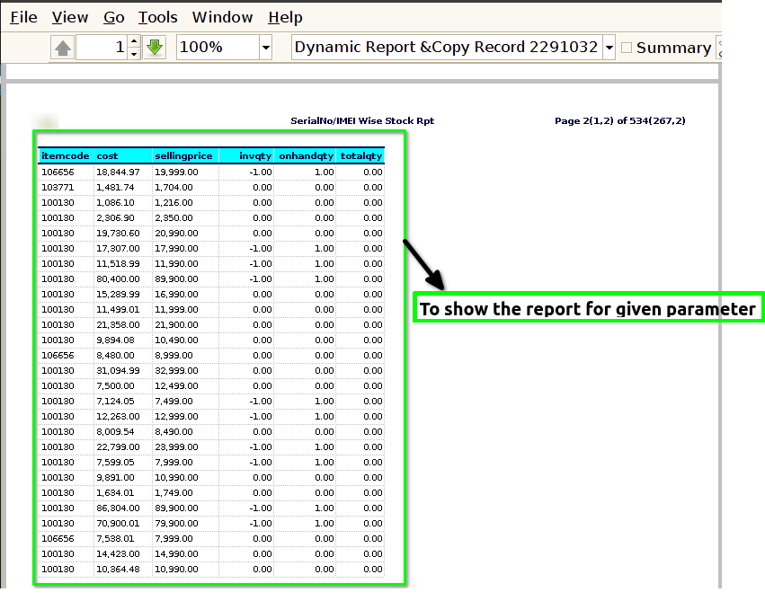 Tenthplanet Adempiere Report-Serial No&IMEI Wise Stock Report-3